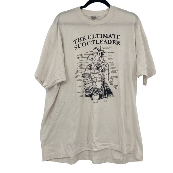 Vintage 90s The Ultimate Scout Leader Tee Single … - image 1