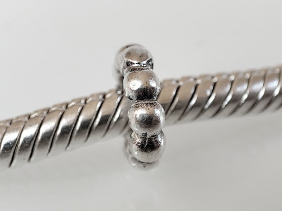 Authentic Pandora Mini Bubble Spacer 790101 Pre-owned Rare  display picture 2