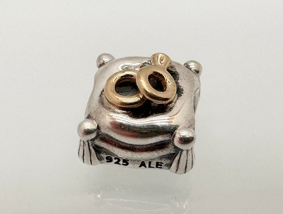 Authentic Pandora Romantic Union Diamond Charm 790549D, Two