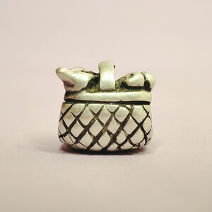 Authentique Pandora Picnic Basket Charm 790418 Breloque en argent sterling rare d&#39;occasion