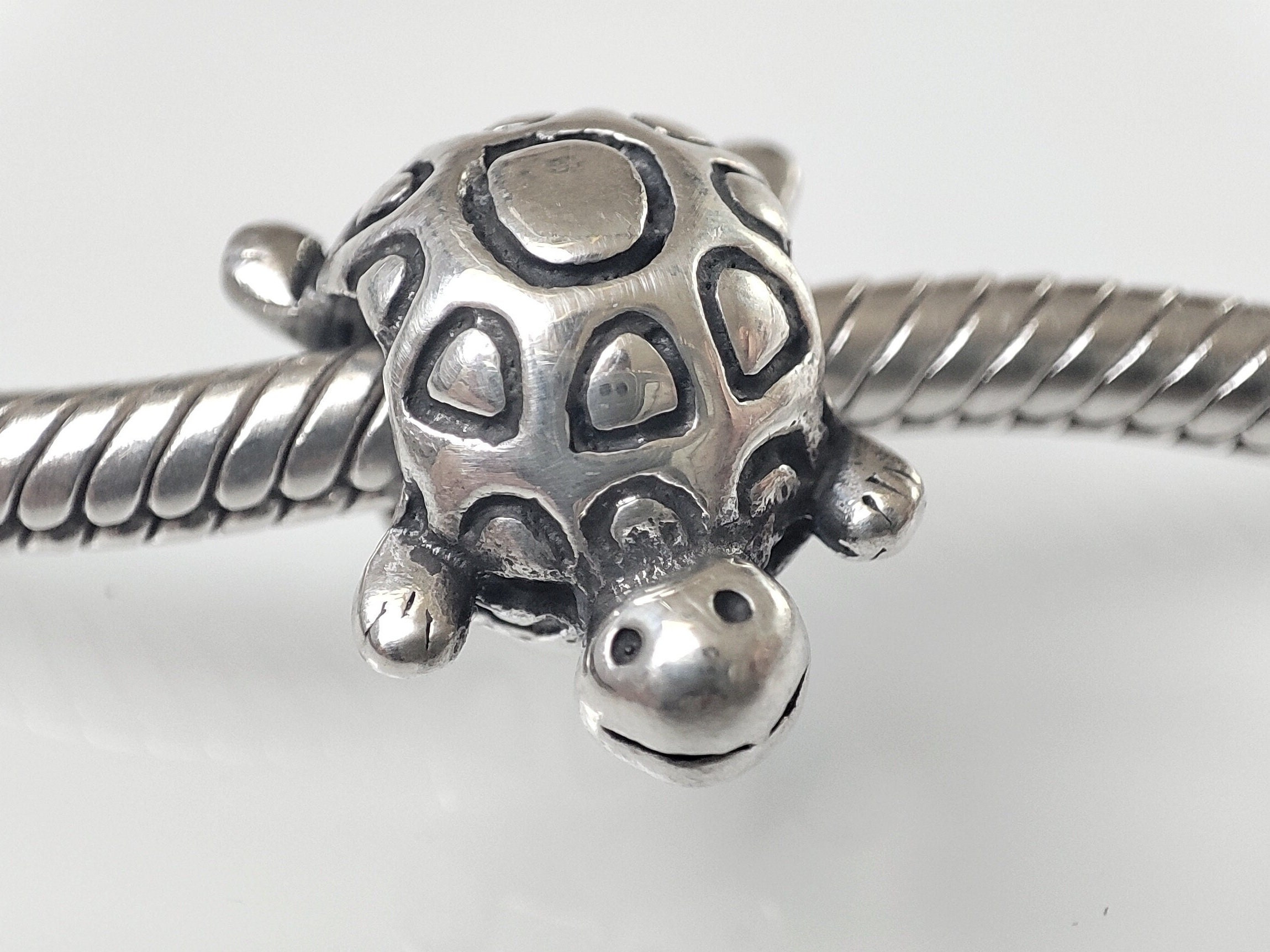 Authentic Pandora Shimmering Droplets Teal CZ Retired