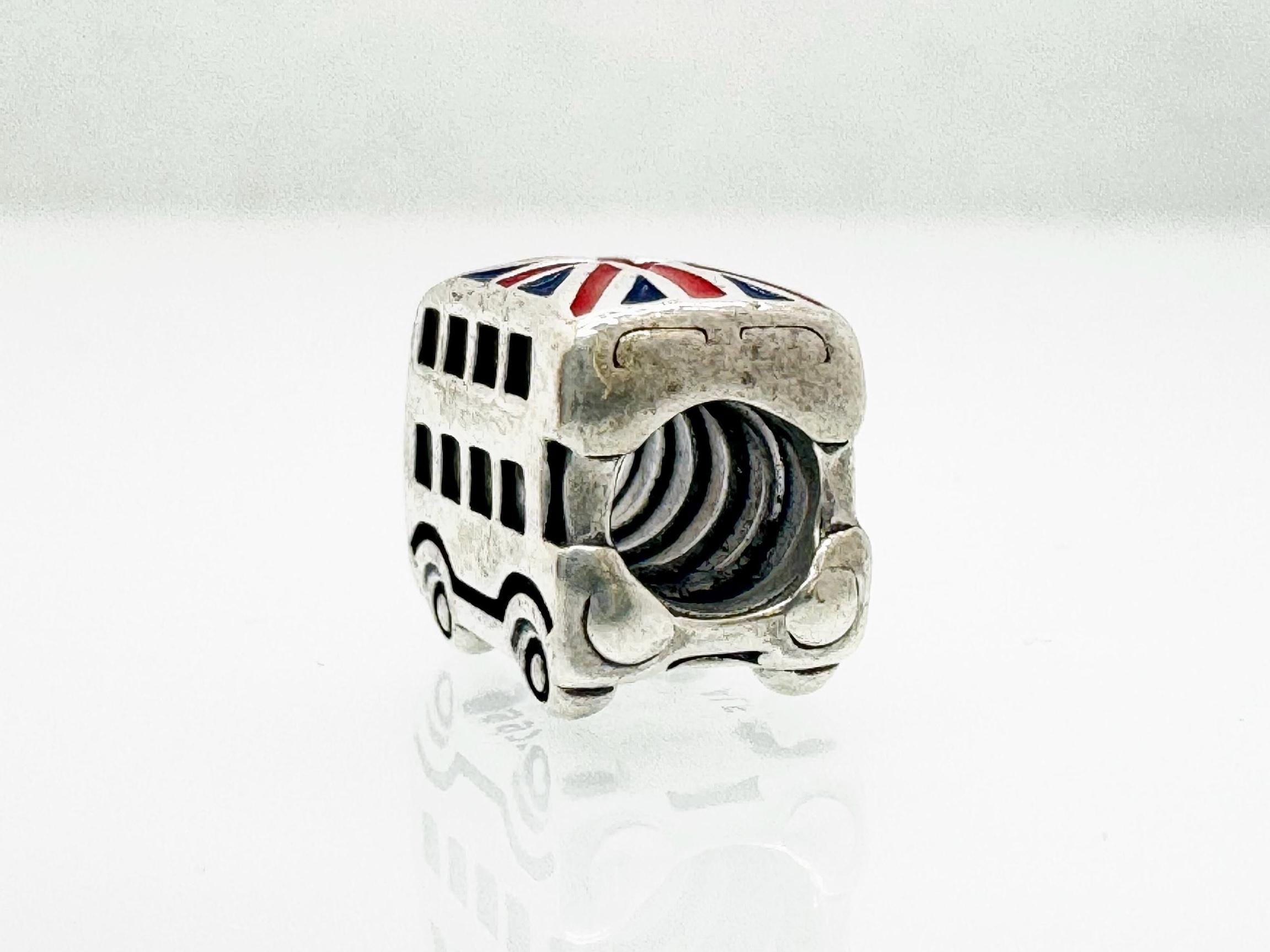 Authentic Pandora Double Decker Bus 791049ER Charm, UK London