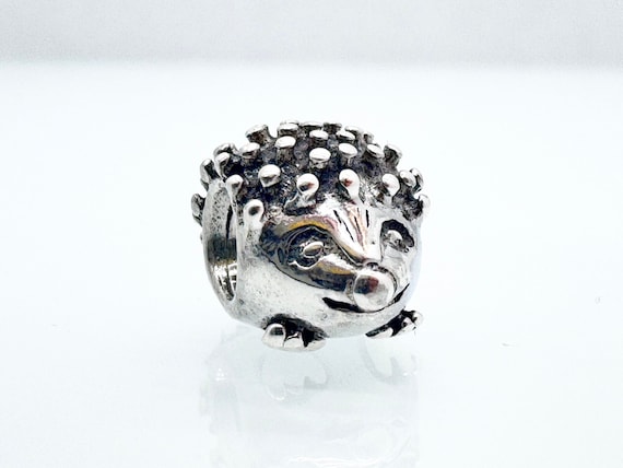 Charm Pendentif Vintage En Argent Hérisson - Occasion Bon État, Bijou Unique