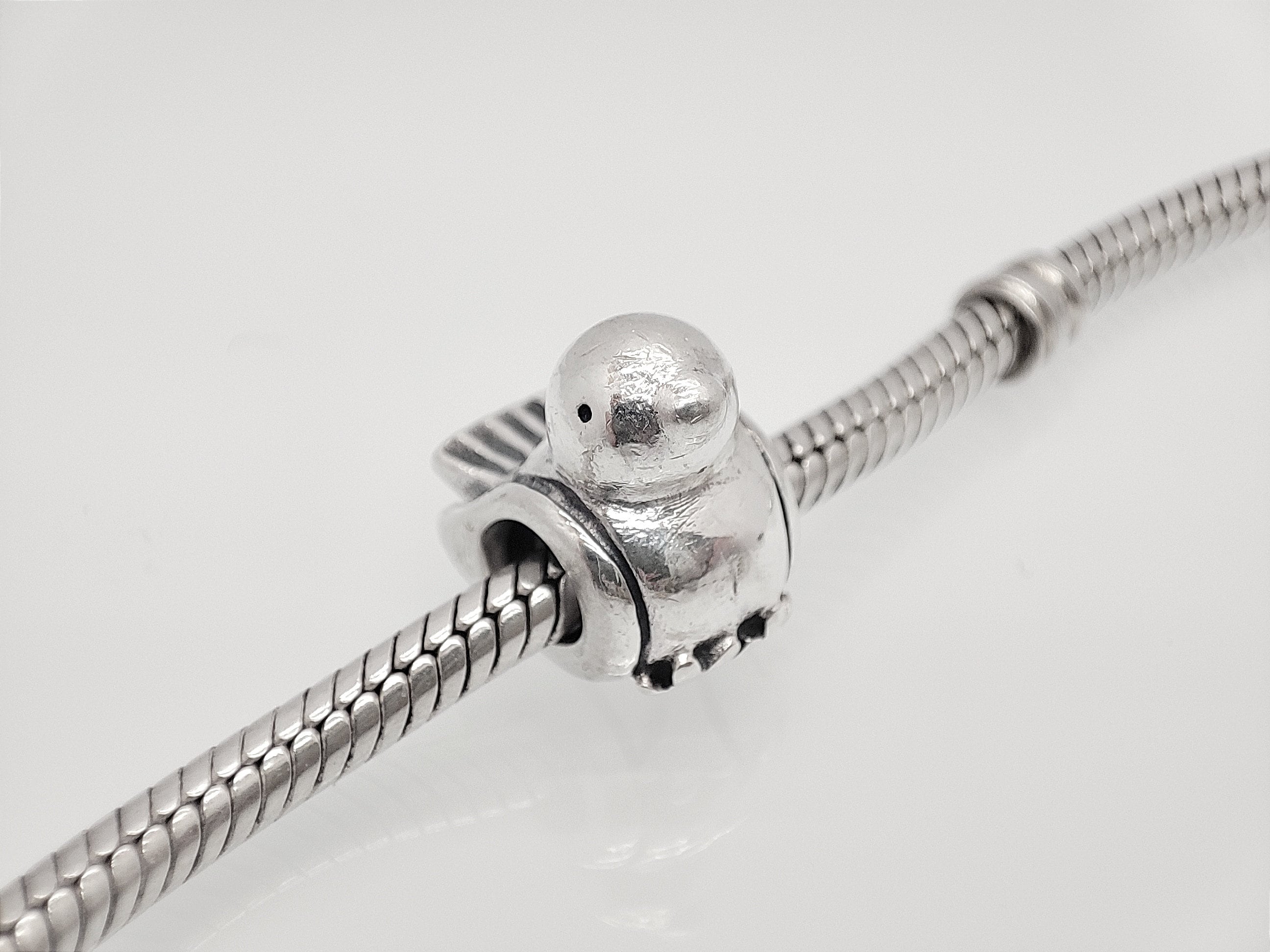 Authentic Pandora Happy Little Bird Charm 790424 Pre-owned