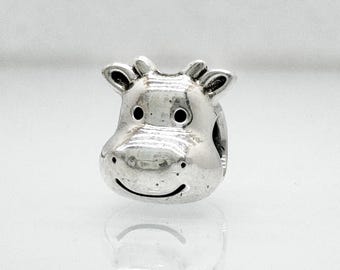 Charm Pandora original de vaca alegre 791748. Joya Pandora de cuentas raras, usada y retirada.