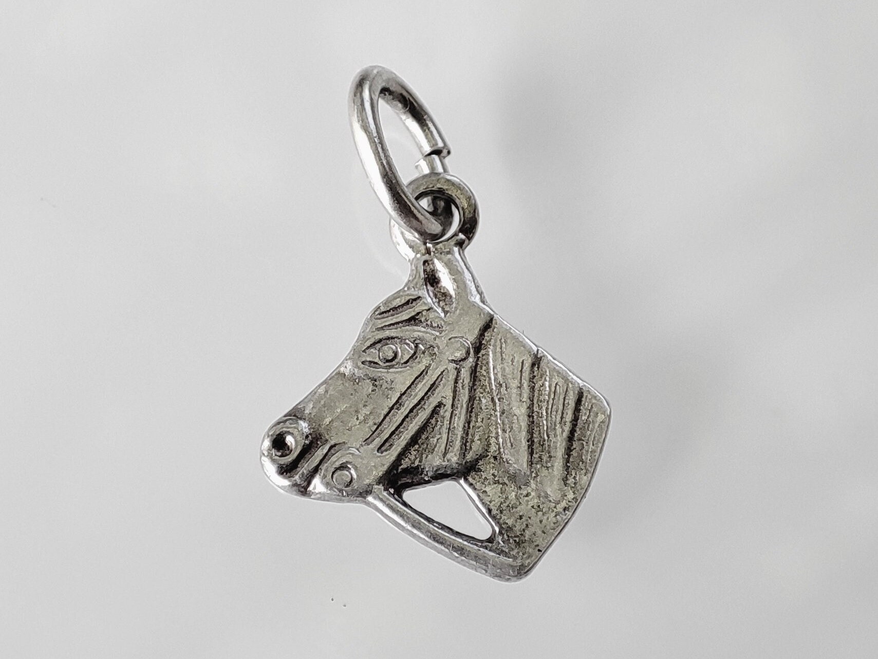 Collana Con Ciondolo A Forma Di Testa Di Cavall - Foto 3