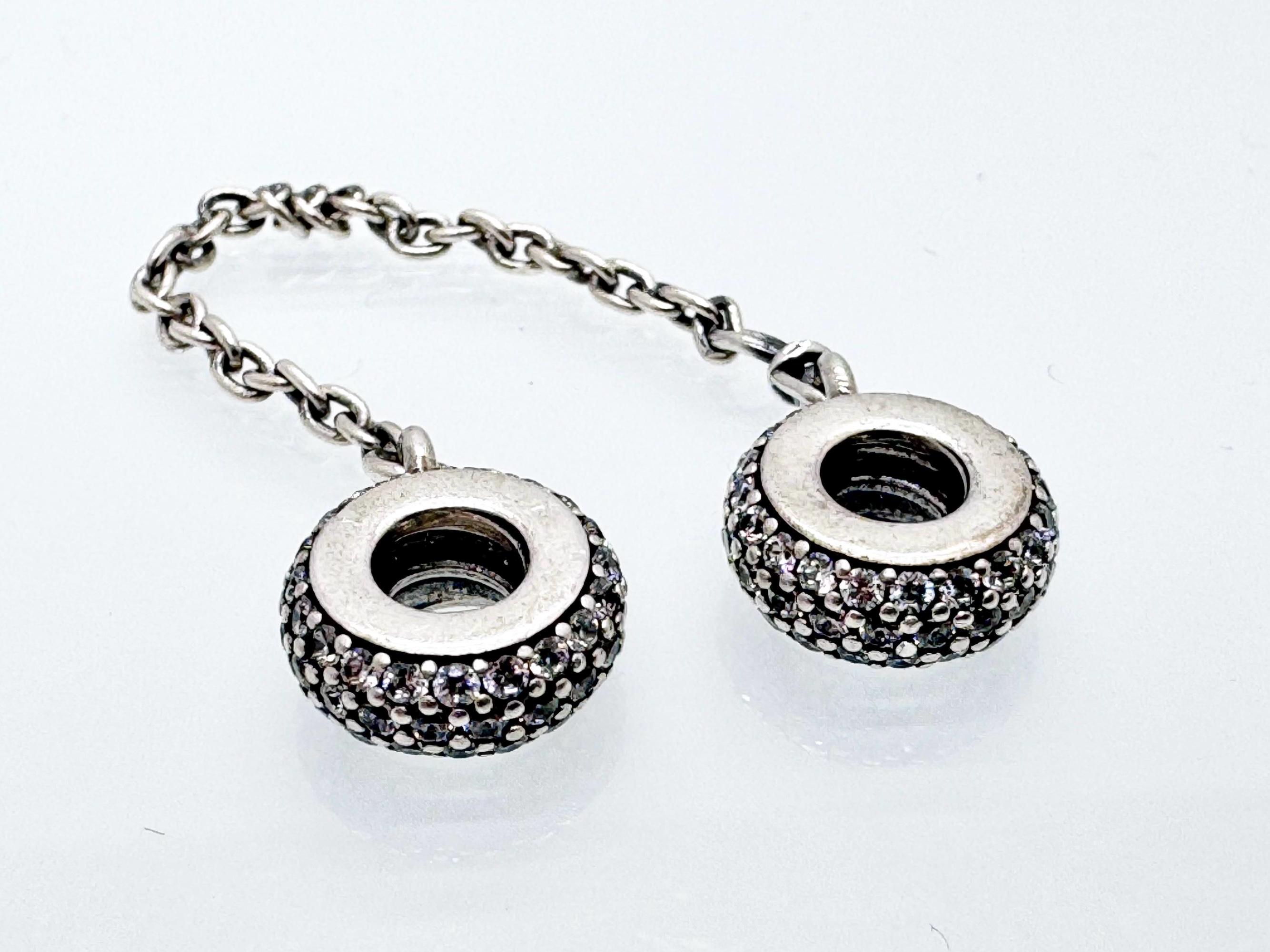 Pandora pave inspiration safety chain best sale