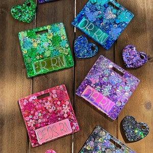 Fun Badge Buddy Collection, Custom Badge Buddies, Vertical & Horizontal Badge Buddy, Badge buddy and Reel set, RN badges, Nurse badges