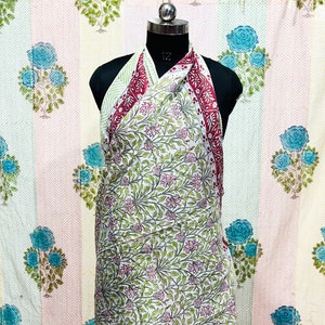 Venta al por mayor Lote 100% Indian Hand Block Print Pareos de playa Tela de gasa suave Pareo de verano Lote al por mayor Regalo para ella