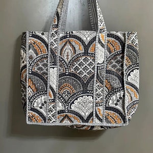 The Essential Handmade Cotton Quilted Tote Bag