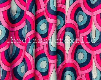 Beautiful Dressmaking Cotton Fabric, Indian Block Print Fabric By The Yard, Women Dress Fabric, Hand Block Print Fabric