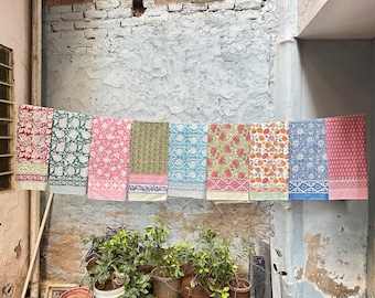Katoen strand sarong Indiase hand blokprint strand sarong bloemenprint sarong zachte voile stof zomer pareo cadeau voor haar