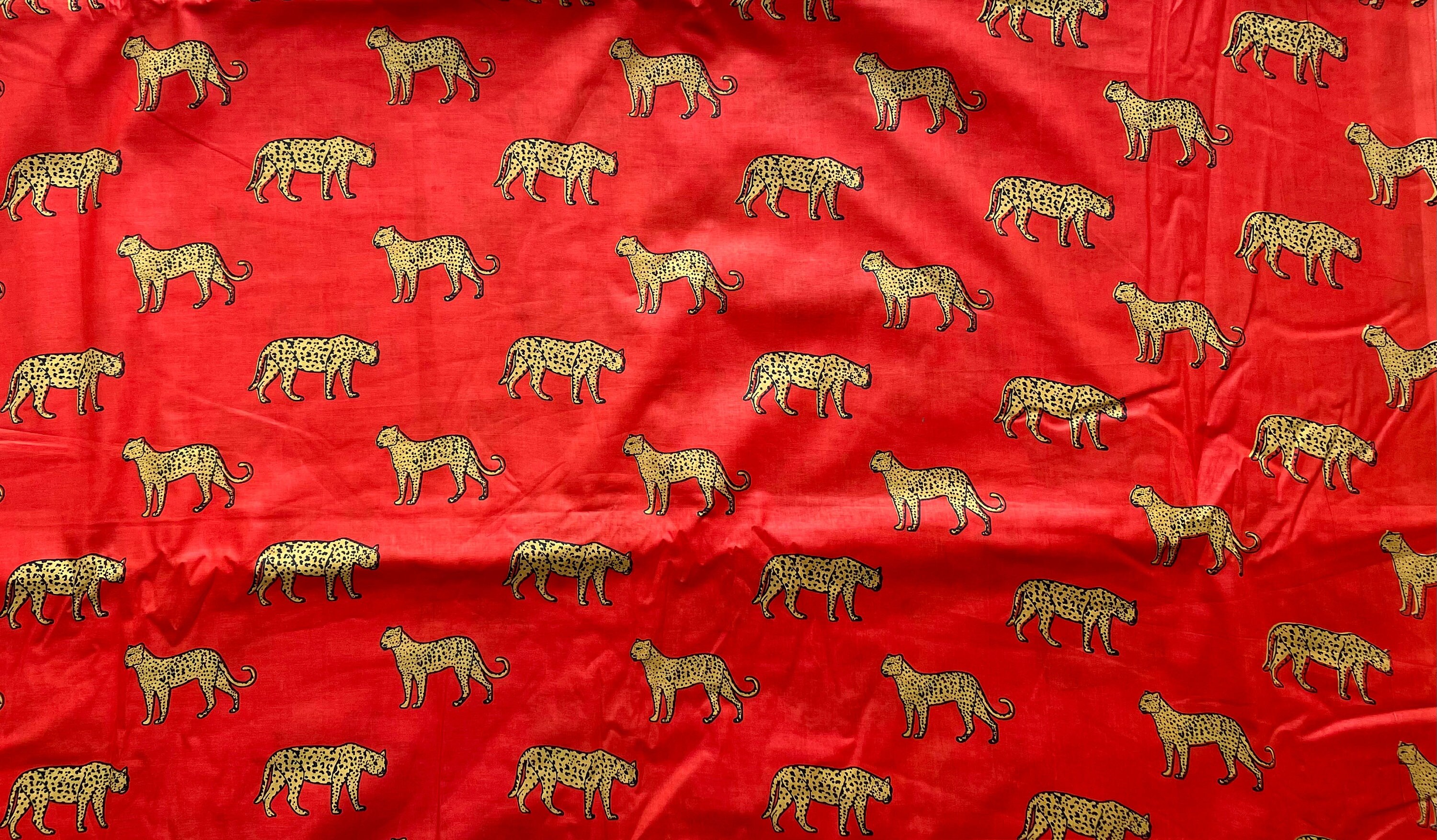 Animal Upholstery Fabric, Leopard Print Fabric, Cheetah Fabric by Yard