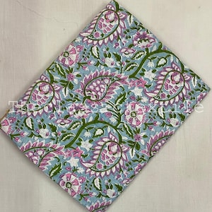 Wholesale Lot Indian Hand Block Print Soft Fabric By The Yard, 100 % Pure Cotton Voile Fabric For Dress Making ,Sewing, Crafting, Upholstery