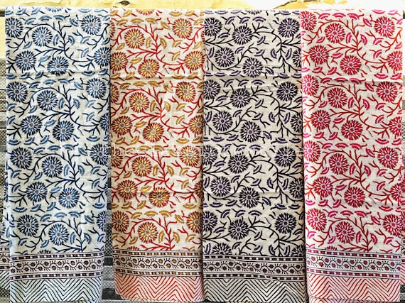 100% Indian Hand Block Print Beach Sarongs Soft Voile Fabric Summer Pareo  Cotton Sarong Beach Cover up Wholesale Lot - Etsy
