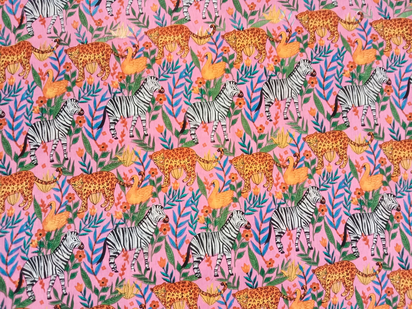 Zebra Print Cotton Fabric by the Yard Indian Fabric Handmade Etsy