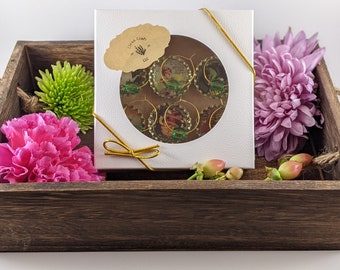 Handmade Vintage Bottle Cap Wine Charms: Liquor, Cats, Birds, Butterflies (Set of 6)