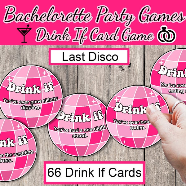 Bachelorette Drinking Game ,drink if bachelorette game, bachelorette party, Last Disco , Space Cowgirl, hen party, bachelorette games, Retro