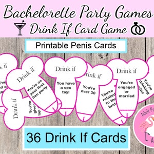 Jeu à boire EVJF, jeu d'alcool si sale, jeux de soirée entre filles, EVJF, anniversaire de mariage, jeu de cartes à imprimer, jeu d'alcool, boire si