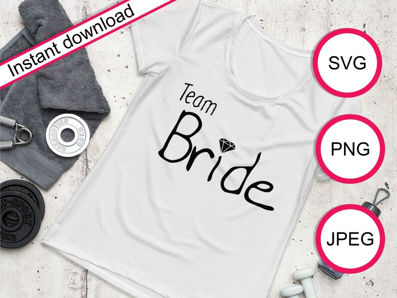 Team Bride Svg, Bride Svg, Wedding Svg, Bachelorette Svg, Bridal Party ...