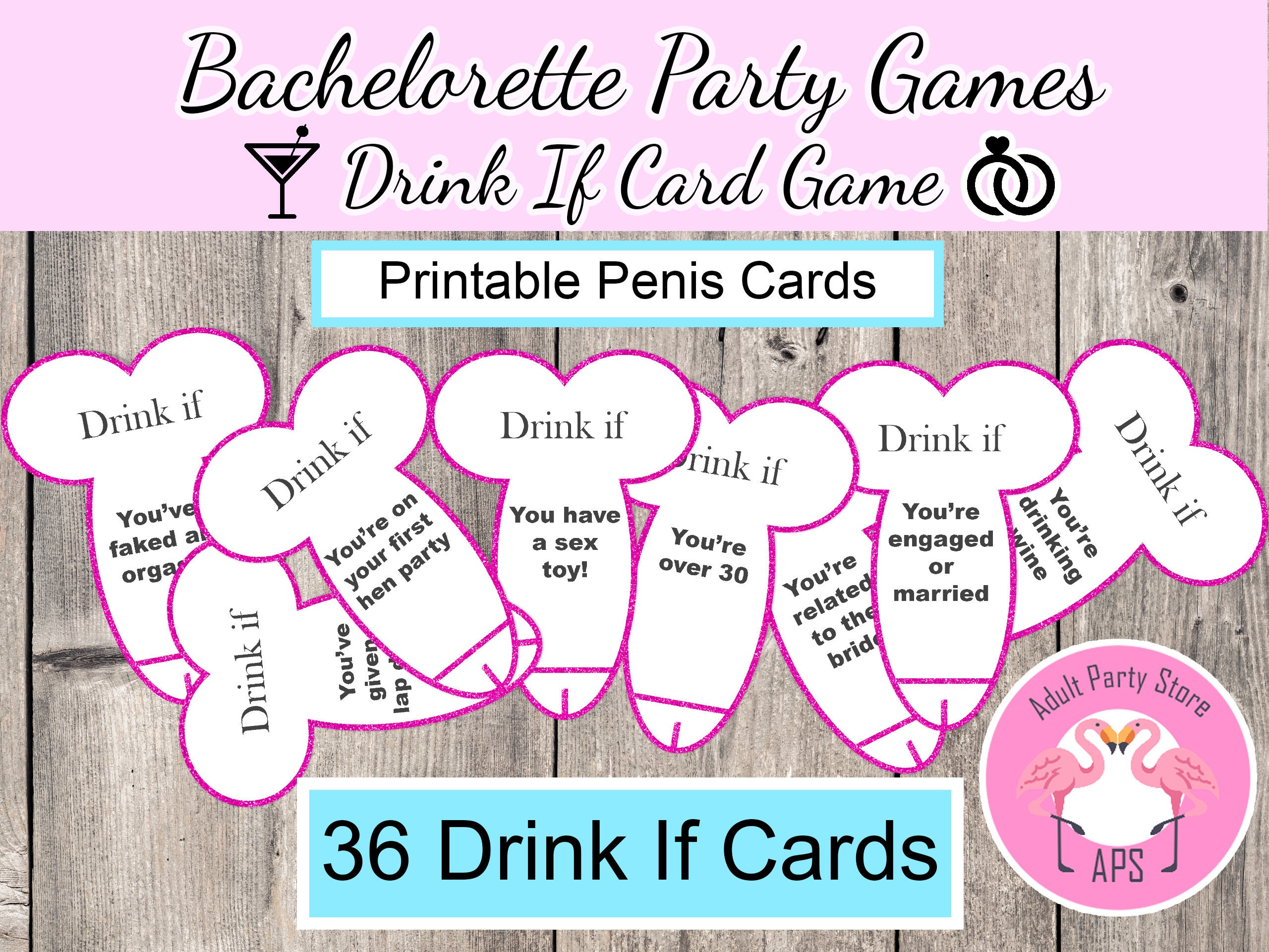 Bachelorette Drinking Game Dirty Drink If Game Girls Night pic picture