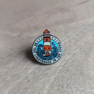 Be the lighthouse in the storm - enamel pin badge