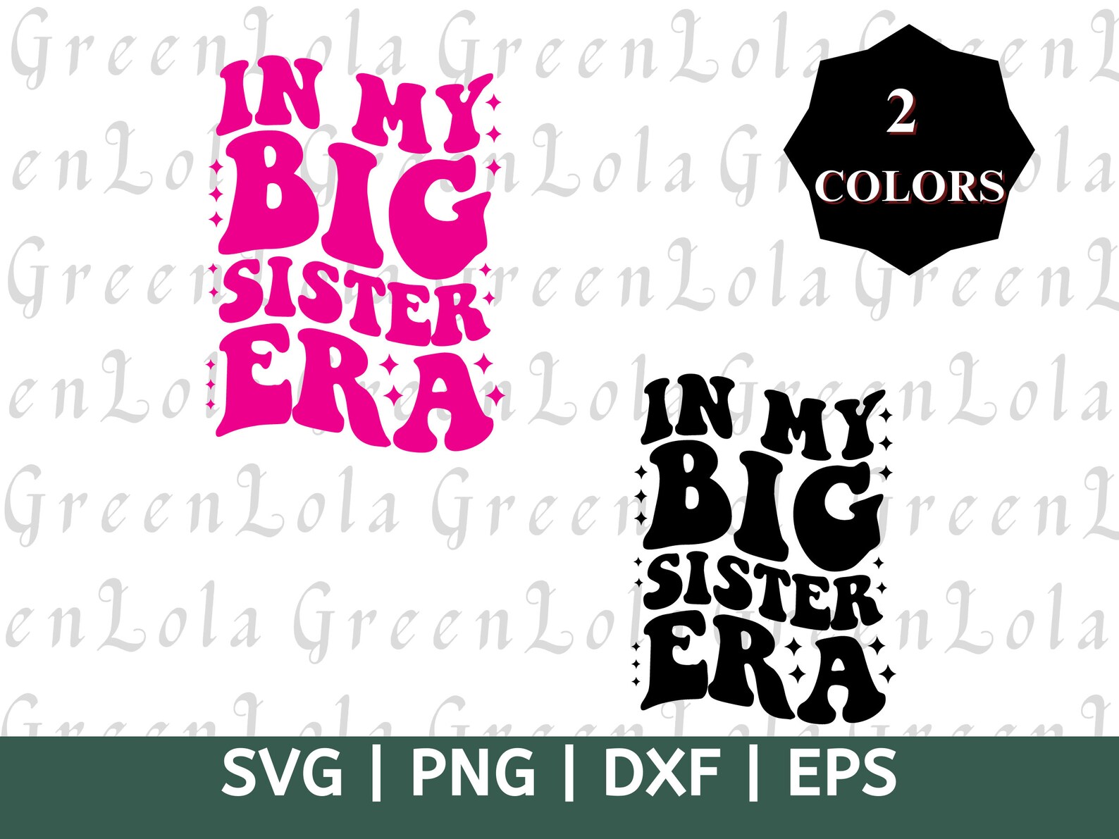 In My Big Sister Era SVG PNG Big Sister Era SVG Png Big Sister Shirt in ...