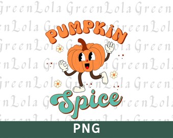 Pumpkin Spice PNG Pumpkin Spice Sublimation Png Design Fall Png  Autumn Png Thanksgiving Png Fall Shirt Png
