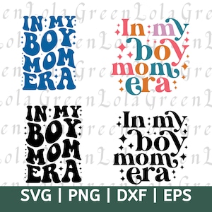In My Boy Mom Era Svg Png, In My Mom Era Svg Png, Boy Mom Svg, Boy Mom Club, Boy Mama Svg, New Mom Gift, Boy Mama Era Svg, Gender Reveal