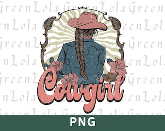 Western Cowgirl Png Sublimation Design Download, Western Png, Cowgirl Png, Country Png, Sublimation Design Download