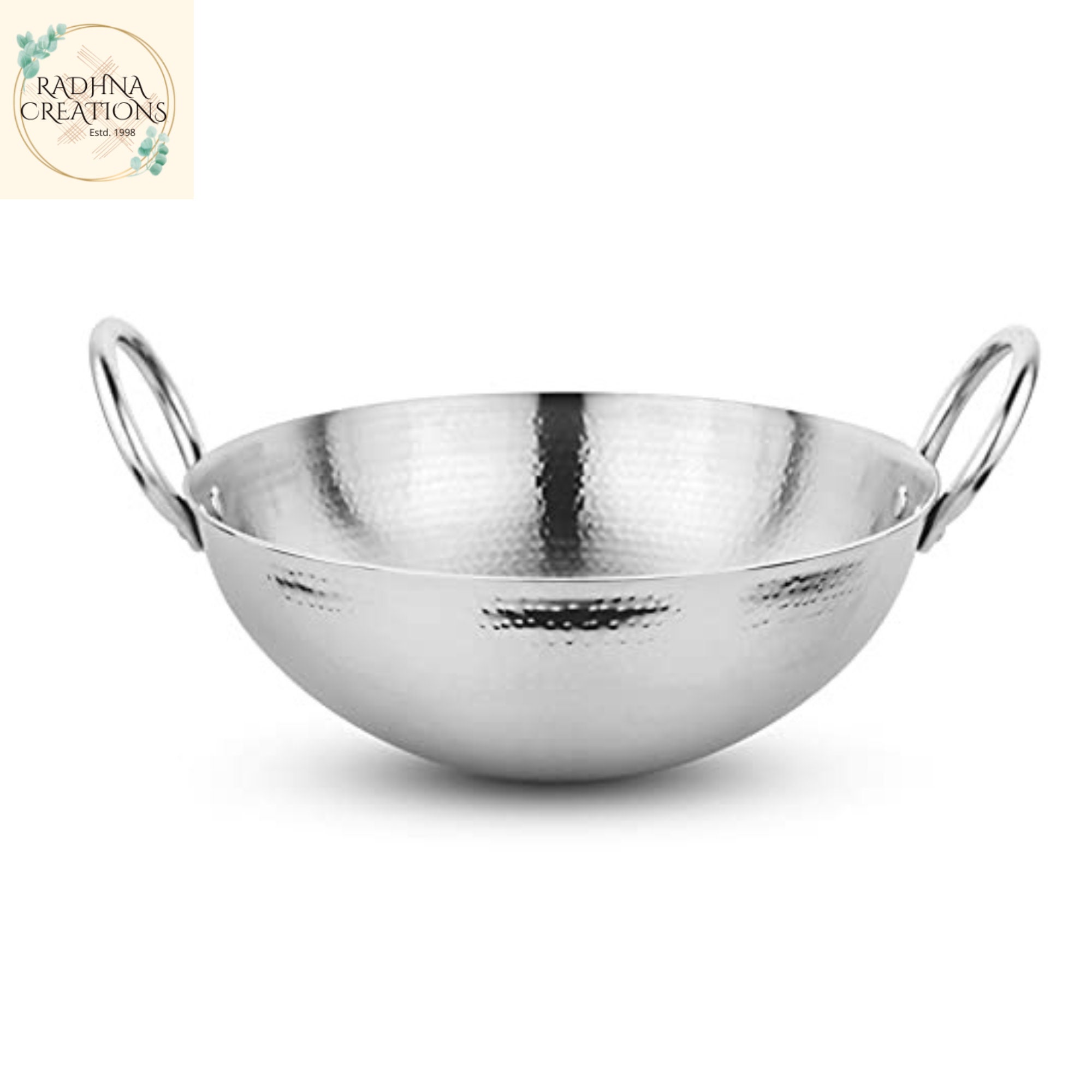 Stainless Steel Heavy Gauge Kadhai Hammered Finish Mini Etsy