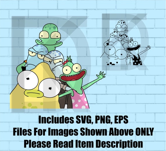 Solar Opposites Funny Cartoon SVG EPS PNG File Cricut Etsy