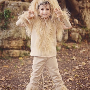 costume lion, Kids Costume, Animal Costume, costume king , Halloween, Carnival, Purim, Children's Costume, toddler image 7