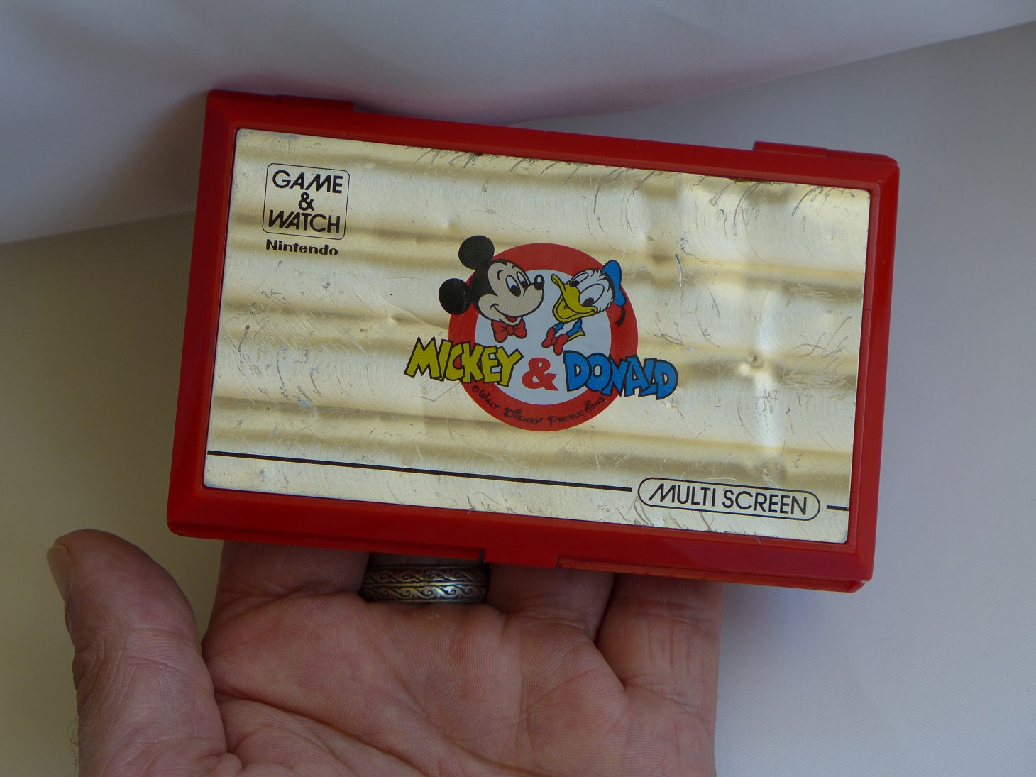 Antigo Mini Game & Watch Nintendo do Mickey & Donald de