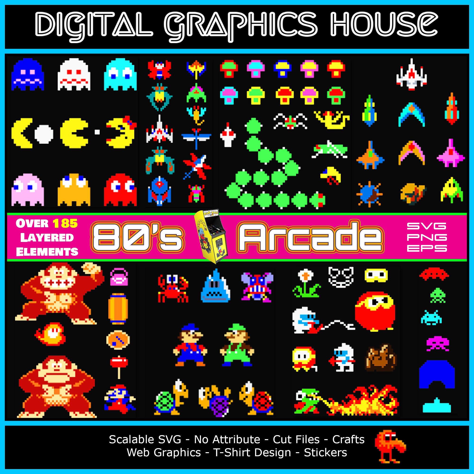 Classic Arcade Characters classic-arcade-game-characters-best-flash-games