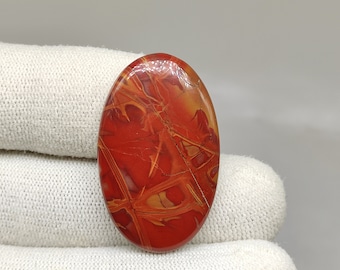 Noreena jasper cabochon 34X21X5 MM Oval shape 30ct Natural red gray yellow noreena jasper gemstone for jewelry CAB02072
