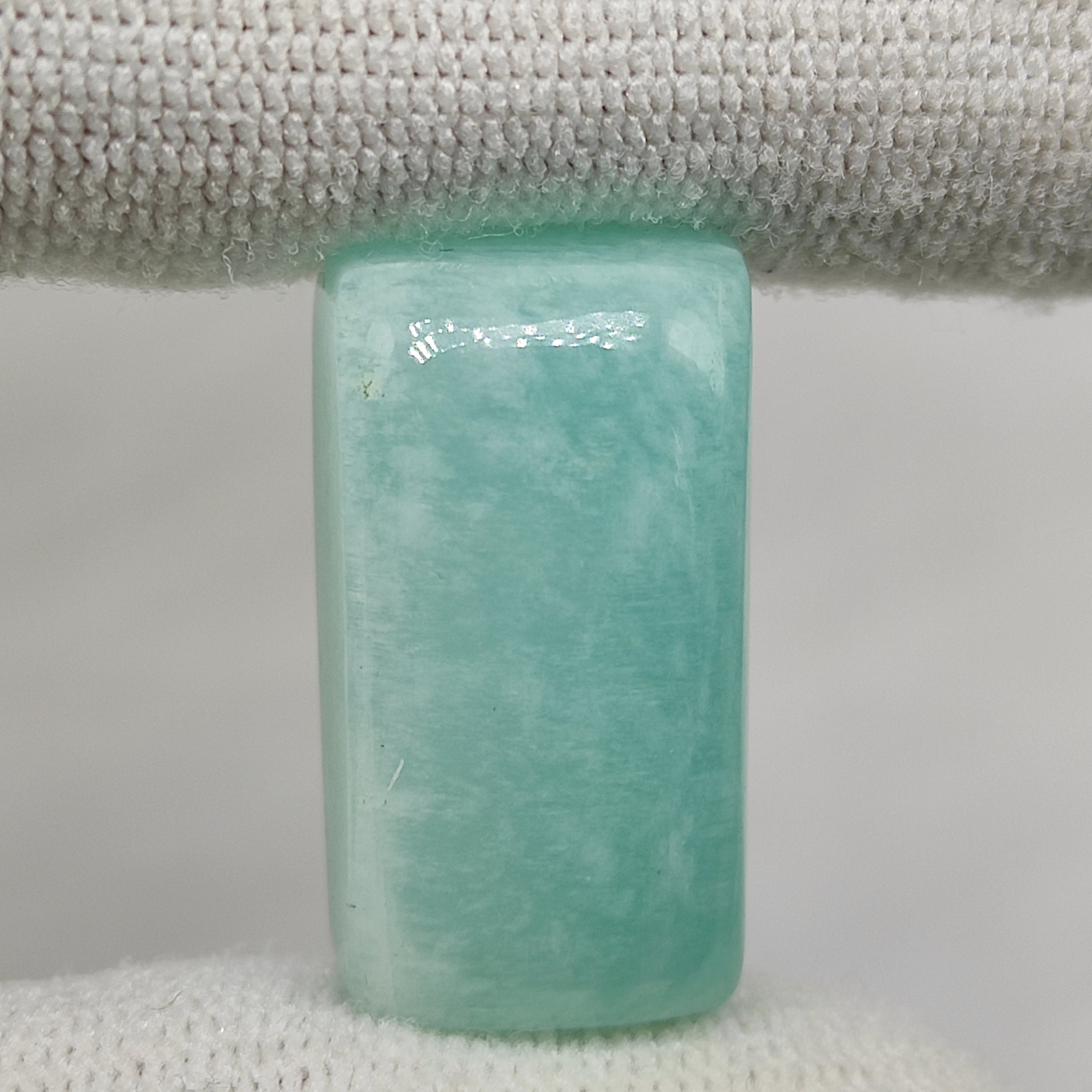 アマゾナイト カボション 4 個 卸売ロット 100 カラット 天然グリーン