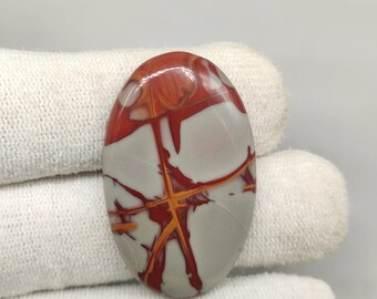 Noreena jasper cabochon amazing quality natural red gray yellow noreena jasper hand polish gemstone for jewelry CAB02334