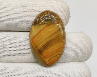 Picture jasper cabochon 30X19X7 MM Oval shape 30ct natural multi color picture jasper gemstone for jewelry CAB00865