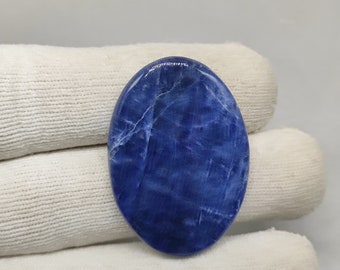 Sodalith Cabochon 36X25X5 MM Oval Form 30ct Natürliche blaue Sodalith Edelstein für Anhänger Schmuck Wire Wrapping CAB02380