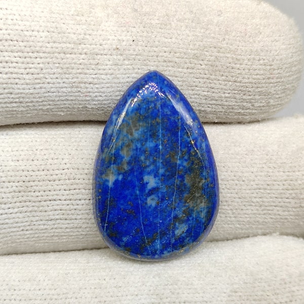 Blue Lapis lazuli cabochon good quality lapis lazuli golden chatoyant gemstone for jewelry making CAB02358