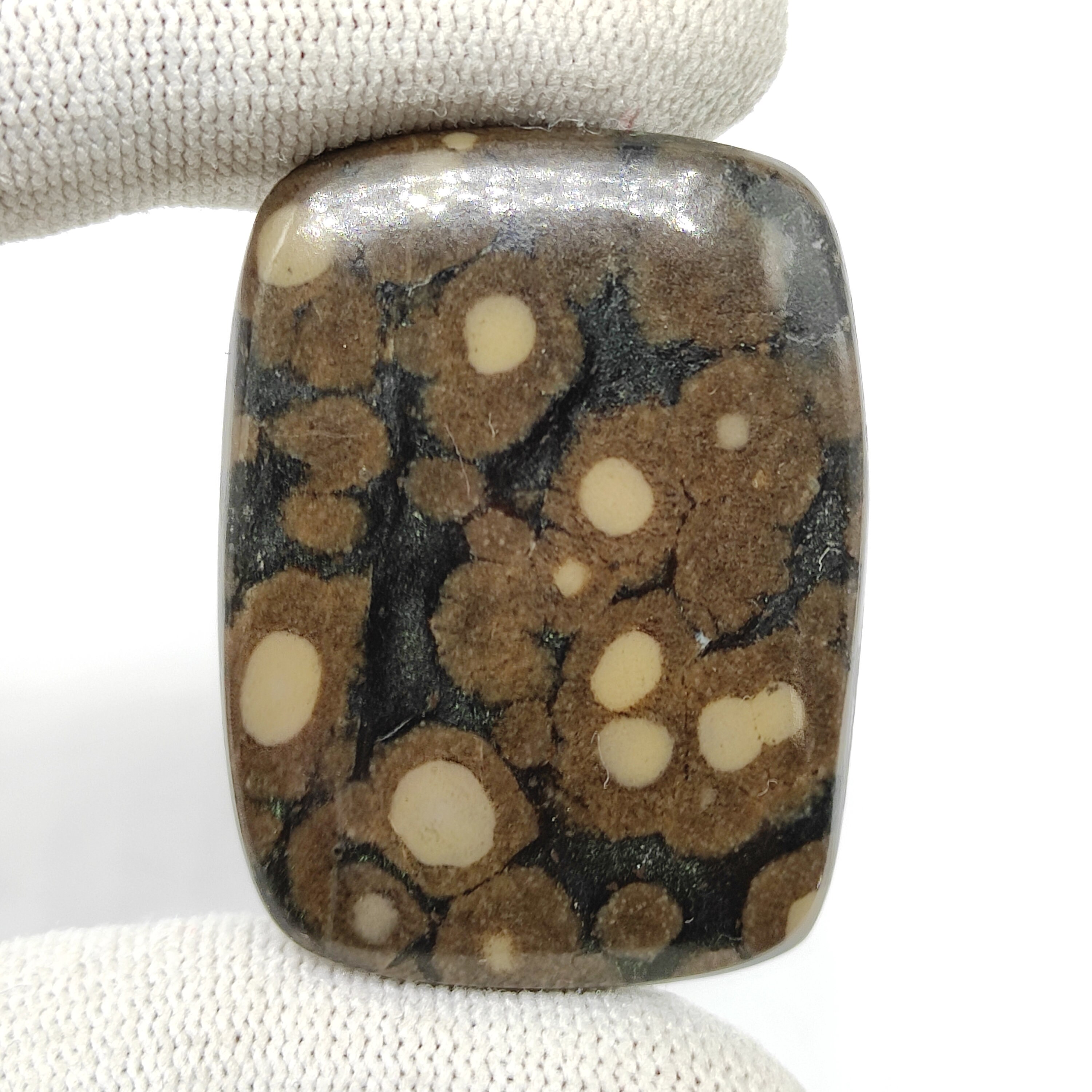 Scapolite Mica Cabochon 37X28X5 MM Cushion Shape 55ct