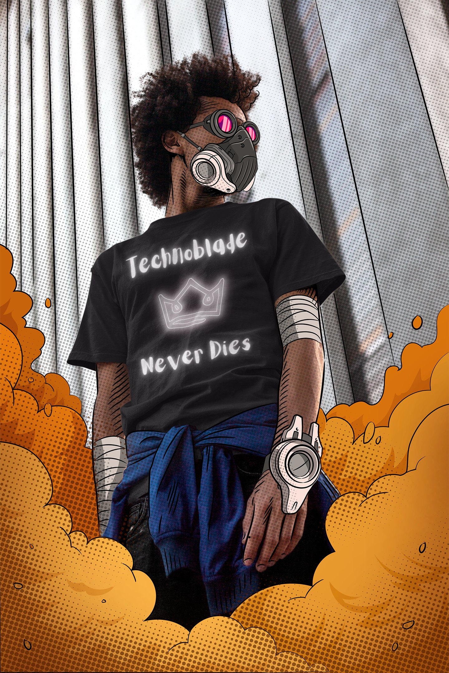 Technoblade Never Dies Retro Art Unisex T-Shirt – Teepital – Everyday New  Aesthetic Designs