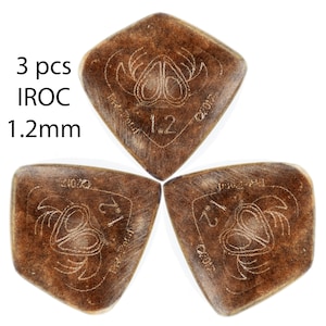 Guitar Picks 3 pcs @ 1.2mm - SixStringers Wild Plectrum IROC guitar pick: Free Shipping Continental US