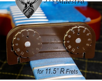 FretMaestro Pro for 11.5" Fret Radius - Fret Level, Radius & Crown all-in-one