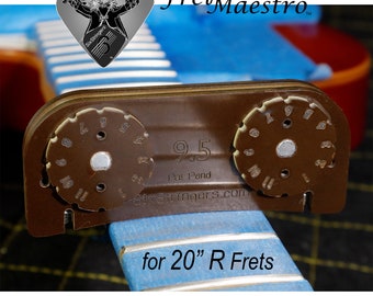 FretMaestro for 20" Fret Radius Pro - Fret Level, Radius & Crown all-in-one