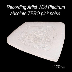 UHMW Guitar Pick - 1.27mm - SixStringers Recording Artist Wild Plectrum: Free Shipping