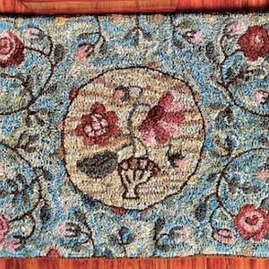 Sentimental Hand-Hooked Rug