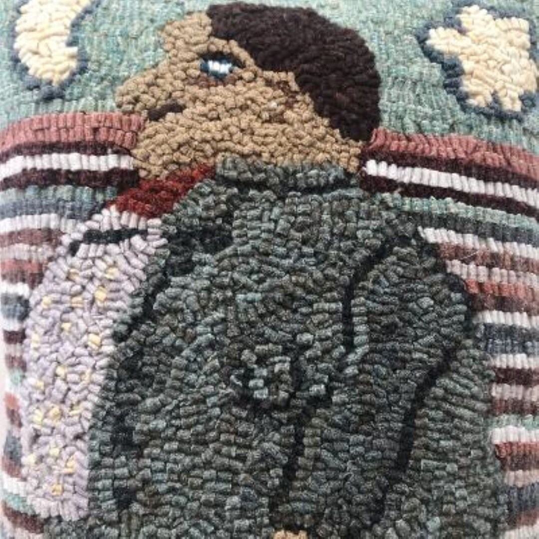 Fat Man Pillow Hand-hooked Rug - Etsy