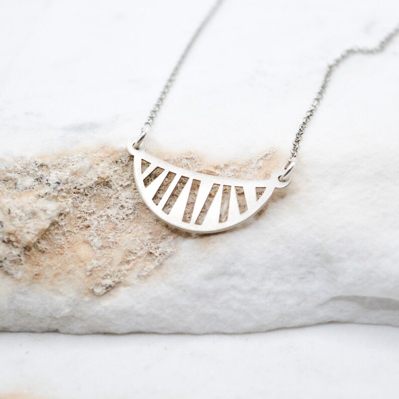 Sterling Silver Necklace, Minimalist Necklace, Handmade Necklace